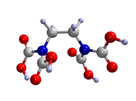 Edta Chelating Agent Molecule Photograph by Dr Mark J. Winter