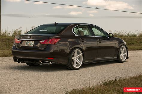 Classy Custom Lexus GS Put on Machined Vossen Wheels — CARiD.com Gallery