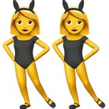 👯 People with Bunny Ears Emoji Meaning with Pictures: from A to Z