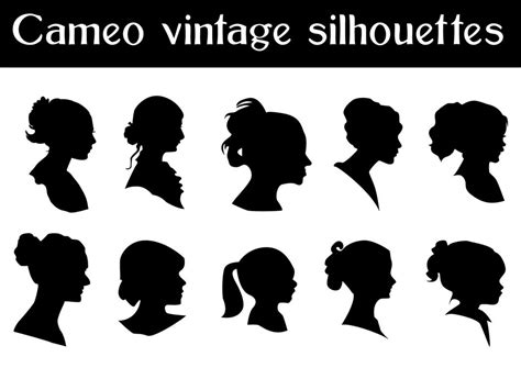 vector Cameo silhouettes by yulia7 on DeviantArt