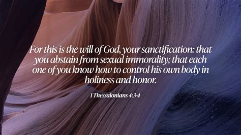 1 Thessalonians 4:3-4 | worldchallenge.org