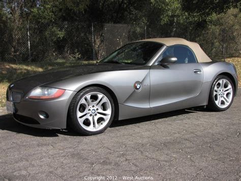 West Auctions - Auction: 2003 BMW Z4 Convertible ITEM: 2003 BMW Z4 ...