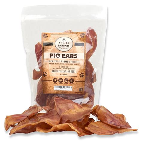 Jumbo Pig Ear Dog Treat -100% Natural - Dog Treat Smart