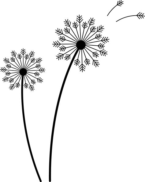 Make a Wish with Dandelion Clipart