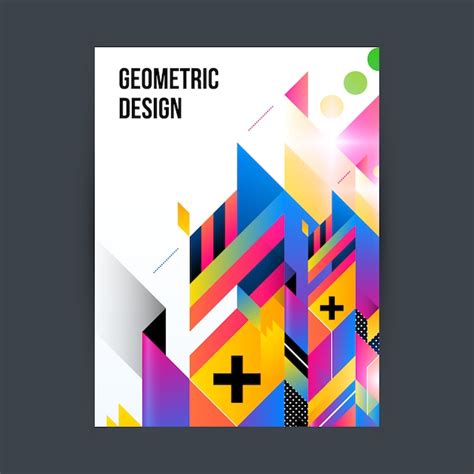 Free Vector | Abstract geometric poster design