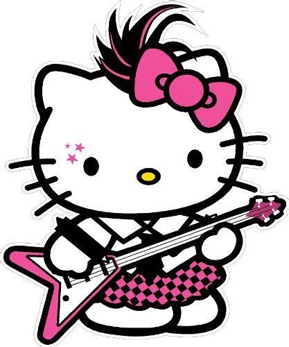 Hello Kitty Rock Star Decal Sticker