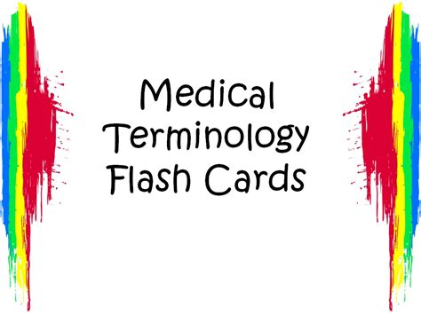 Top Printable Medical Terminology Flash Cards | Butler Website