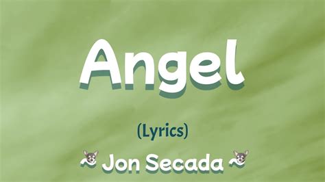 Angel (Lyrics) ~ Jon Secada - YouTube