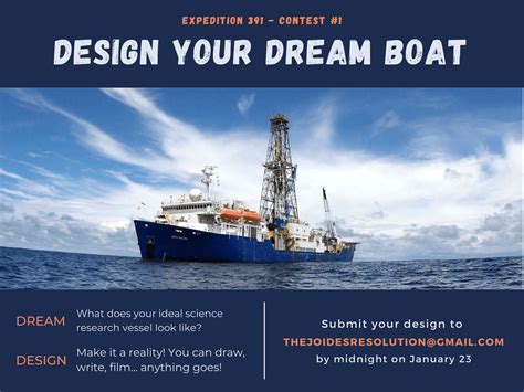 EXP391 CONTEST #1: Design your dream boat! (for K-12 only!) – JOIDES ...