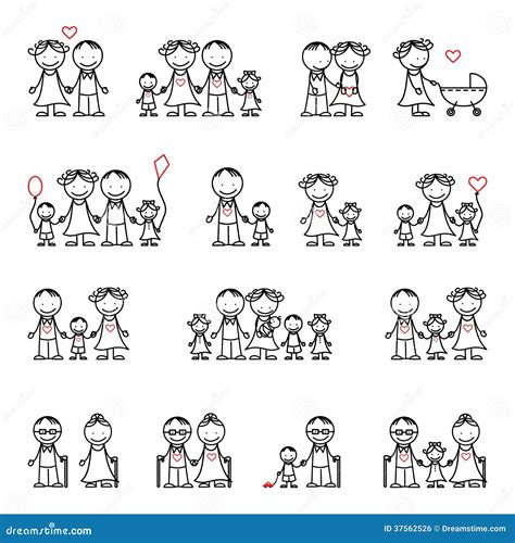 List 90+ Images How To Draw A Family Of 6 Completed