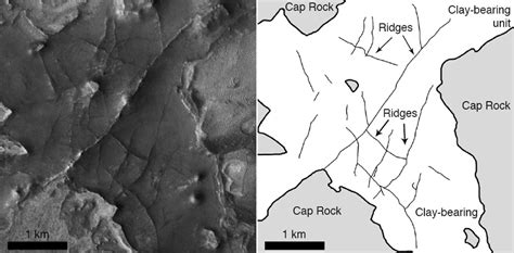 Ridges on Mars suggest ancient flowing water | News from Brown