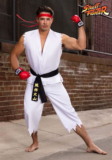 Street Fighter Ryu Costume for Adults