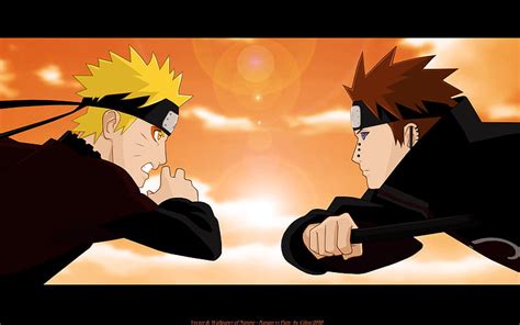 Naruto Vs Pain, yahiko, pain, naruto, shippuuden, fight, nagato, ninja ...