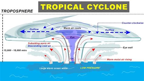 Tropical Cyclone, Hurricane, Storm Formation explained | Cyclone ...