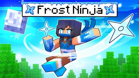 Aphmau is the FROST NINJA In Minecraft! - Minecraft videos