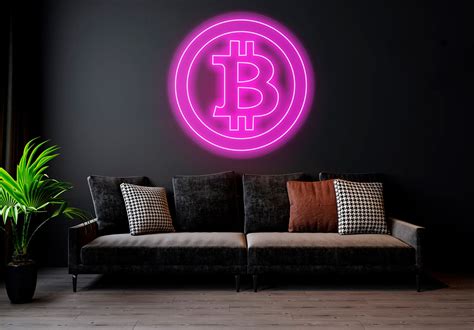 Bitcoin LED Neon Sign Bedroom Neon Sign Crypto Neon Sign - Etsy