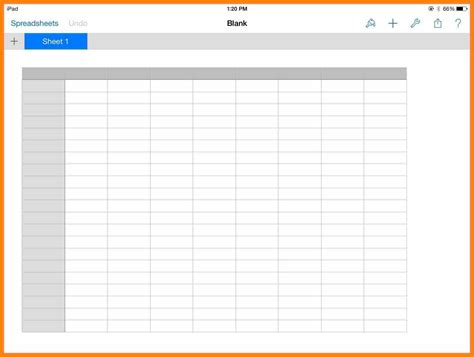 Printable Blank Excel Spreadsheet Templates intended for 12+ Free ...