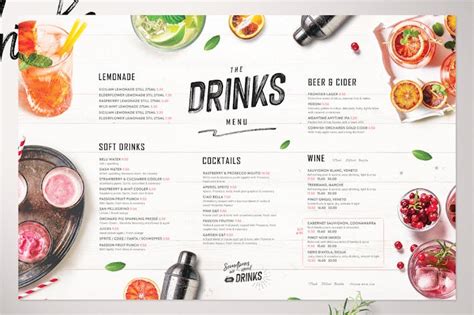 Drinks Menu by DusskDesign on Envato Elements