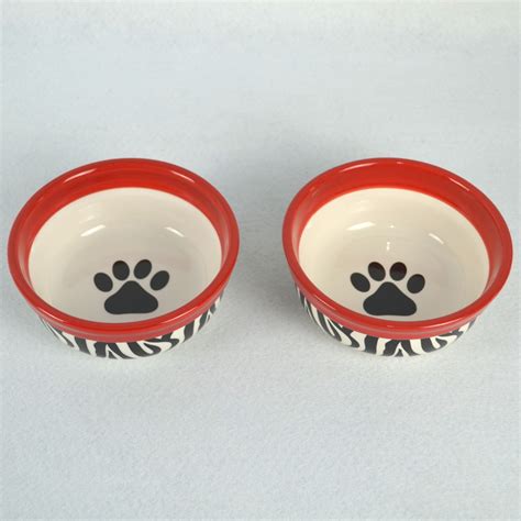 Double Ceramic Pet Bowl with Metal Rack - Buy ceramic bowl, ceramic dog ...