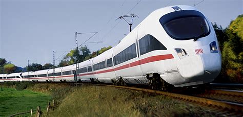 ICE stands for Inter City Express - the high speed passenger trains ...