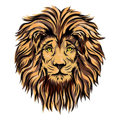 Lion Head Logo Vector PNG Images, Lion Head Vector Hand Drawing, Lion ...