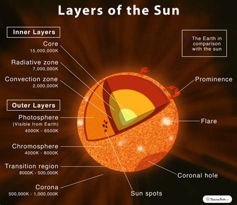 Layers of the Sun: Structure & Composition with Diagram