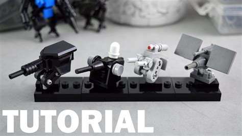 How to Make Custom LEGO Machine Gun Turrets! (TUTORIAL) - YouTube