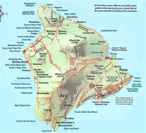 Průvodce po ostrově Big island (Hawaii island) | Havajské ostrovy ...