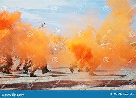 Smoke screen editorial stock image. Image of history - 15945824