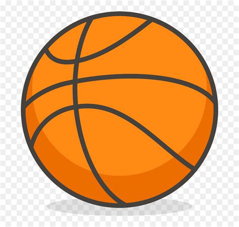 Basketball Emoji Clipart - Basketball Ball Cartoon Png, Transparent Png ...