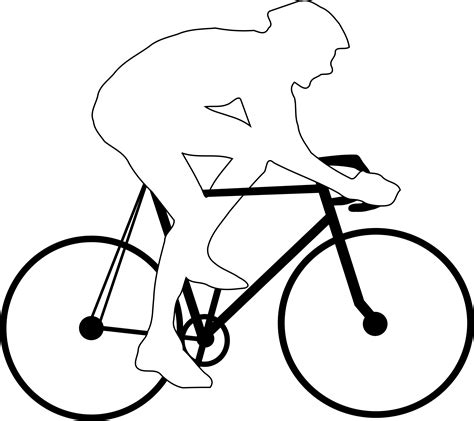 Cyclist Silhouette Vector Clipart image - Free stock photo - Public ...