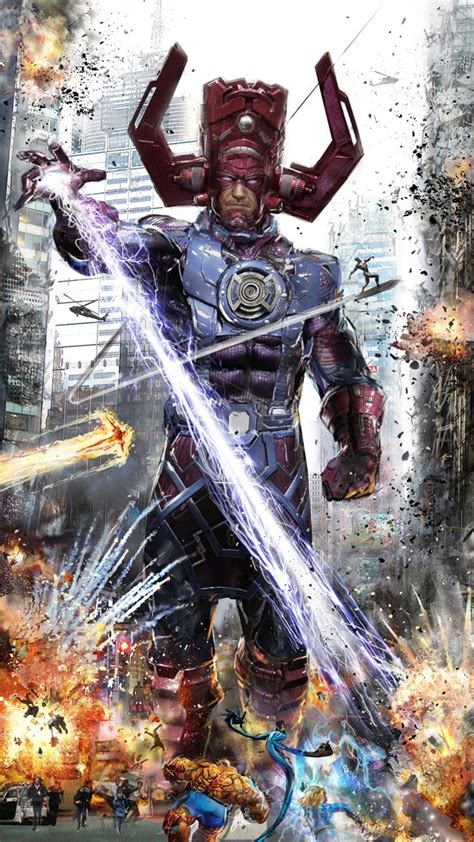 FF vs Galactus, by UncannyKnack. | Marvel comics art, Marvel comics ...