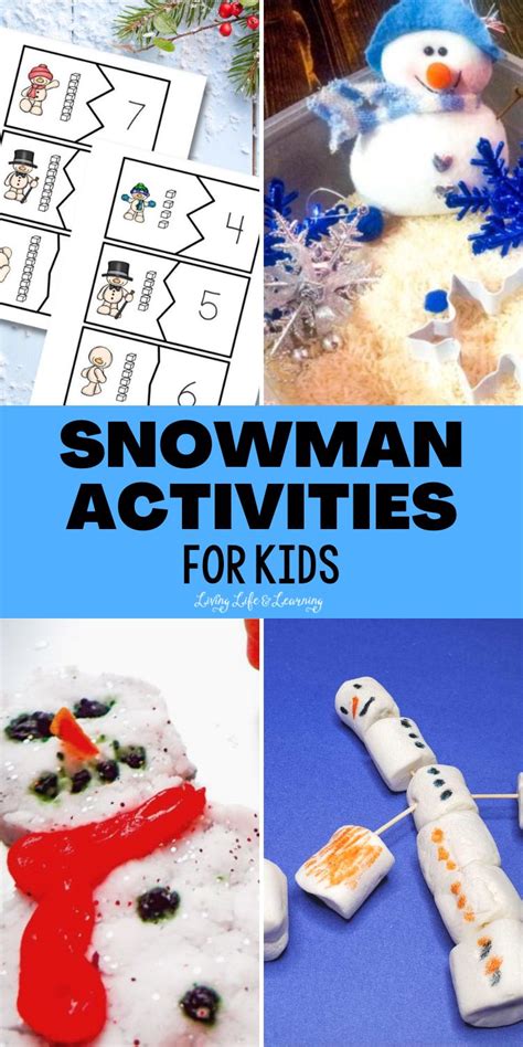 Cool Snowman Activities for Kids