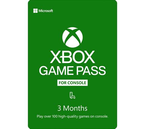 MICROSOFT Xbox Game Pass - 3 Month Membership Fast Delivery | Currysie