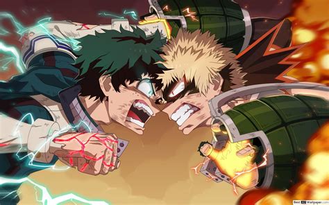 Deku vs Bakugo Wallpapers - Top Free Deku vs Bakugo Backgrounds ...