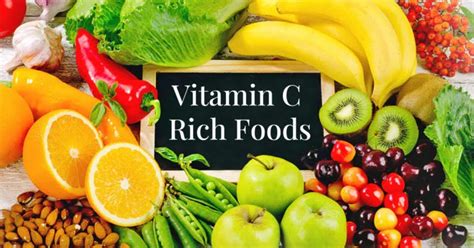 Vitamin C Rich Food Sources- Fruits & Vegetables