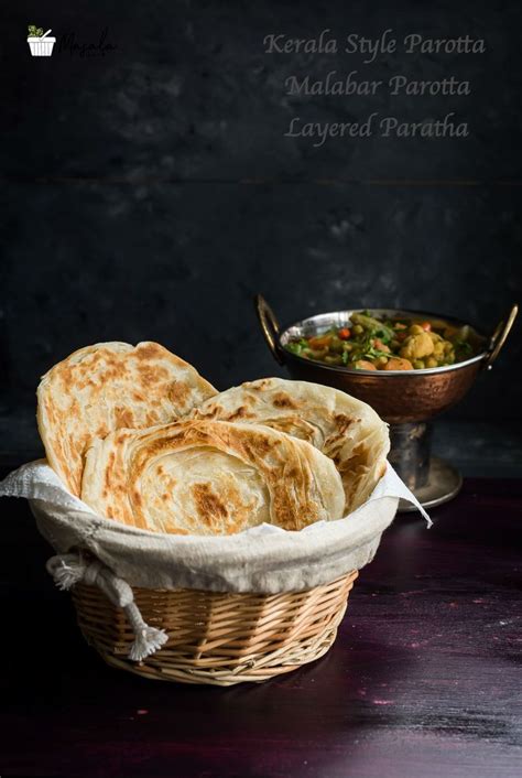 Kerala Style Parotta | Malabar Parotta | Layered Paratha - Masalakorb ...