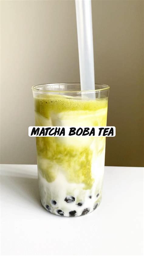 Matcha boba tea recipe – Artofit