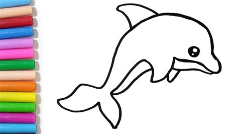 Dolphin Line Drawing | Free download on ClipArtMag