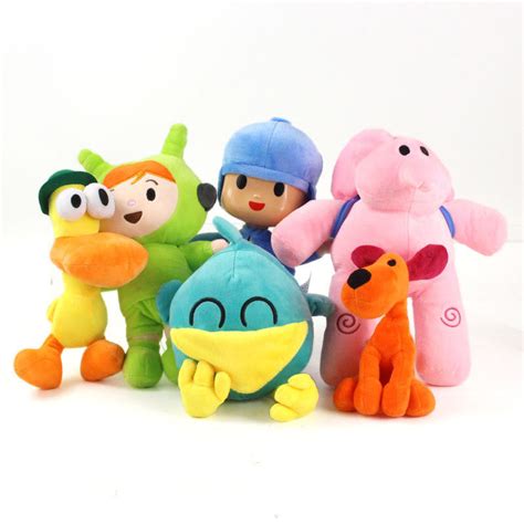 2020 2/4/Pocoyo Plush Doll Elly Pato POCOYO Loula Soft Stuffed Toy ...