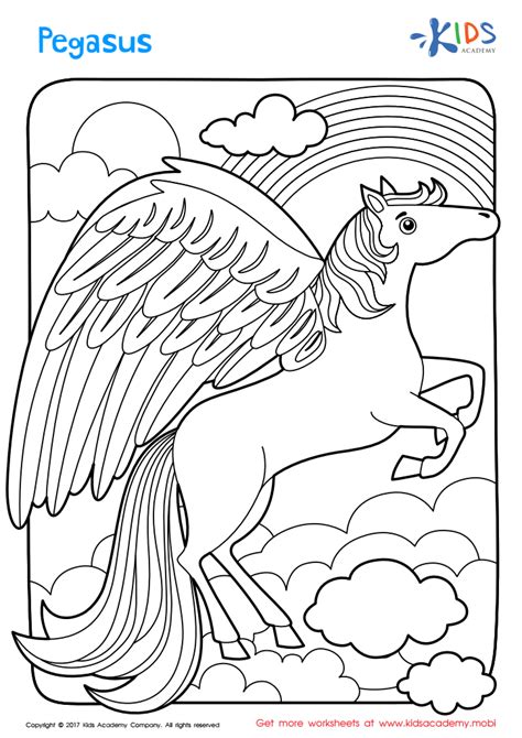 Pegasus Coloring Pages Printable