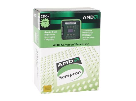 AMD Sempron 2200+ - Sempron Thoroughbred Single-Core 1.5 GHz Socket A ...