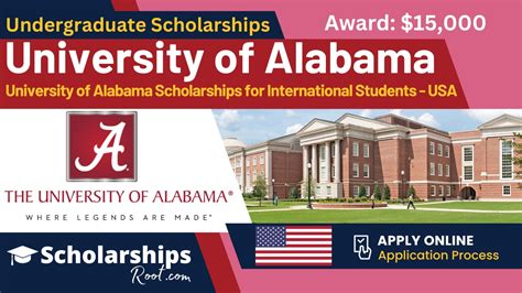 University of Alabama Scholarships 2024 USA | International Student ...