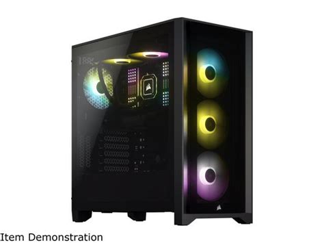 Corsair iCue 4000x RGB Mid-Tower PC Case - town-green.com