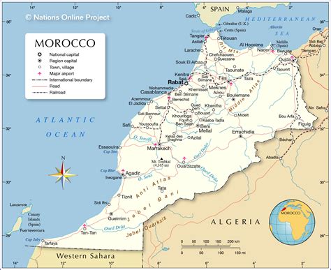 Political Map Of Morocco Morocco Political Map Maps Of | Images and ...