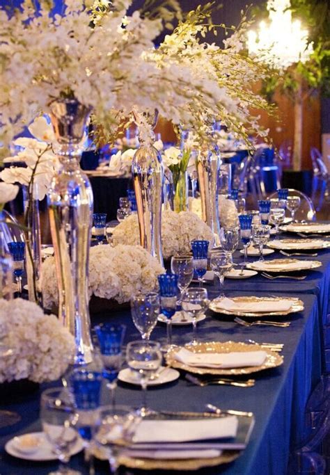 10 of the Best Colors Matching Royal Blue | Blue wedding decorations ...