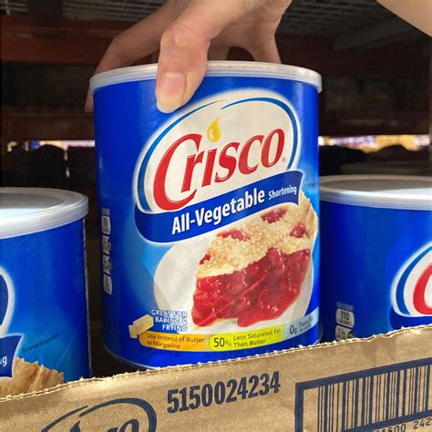 Crisco Original Flavor All-Vegetable Shortening 1.36kg (48oz) | Shopee ...