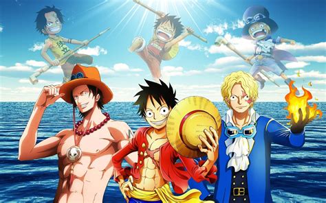 Luffy, Ace And Sabo One Piece Team Wallpapers - Wallpaper Cave