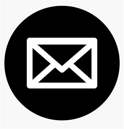 Email Icon Black Transparent - bmp-tips