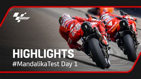 MotoGP™ Day 1 Highlights | 2022 #MandalikaTest - YouTube